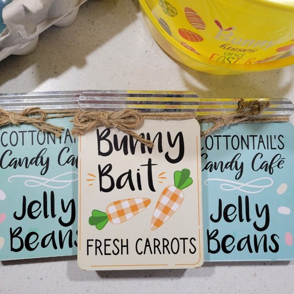 Easter Set - Basket, Eggs, and Mason Jar Decor - Picture 3 of 5